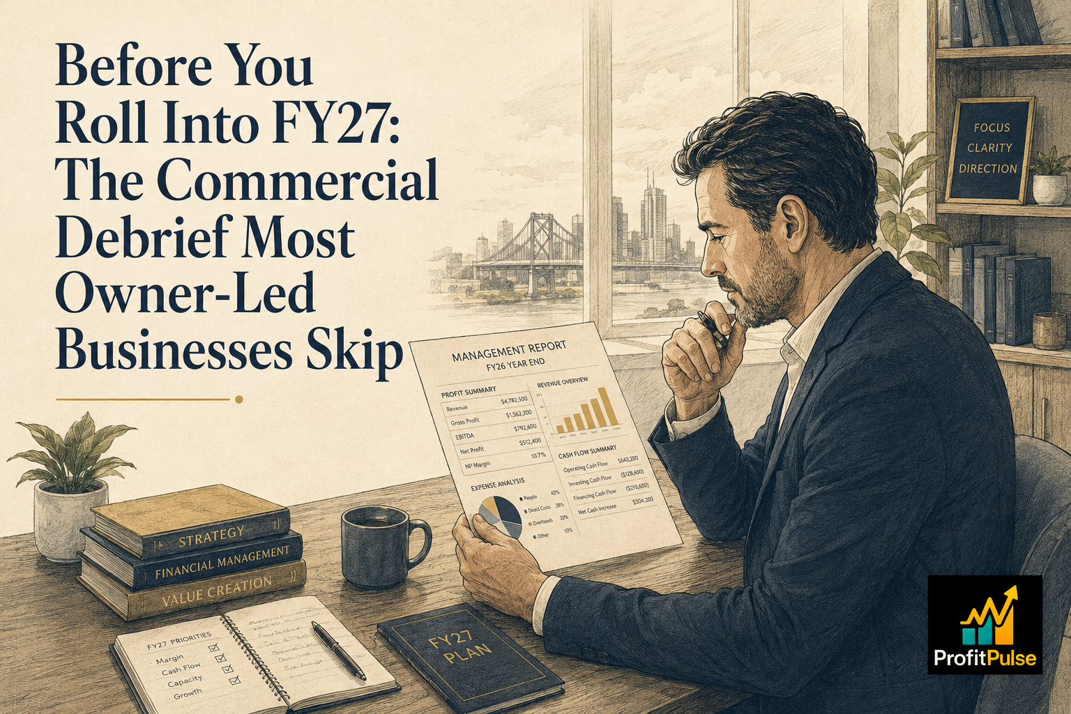 Before You Roll Into FY27: The Commercial Debrief Most Owner Led Businesses Skip