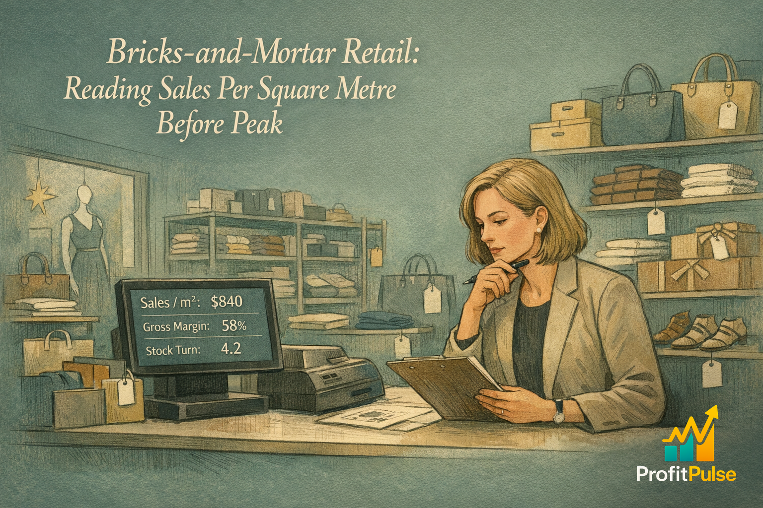 Bricks and Mortar Retail: Reading Sales Per Square Metre Before Peak