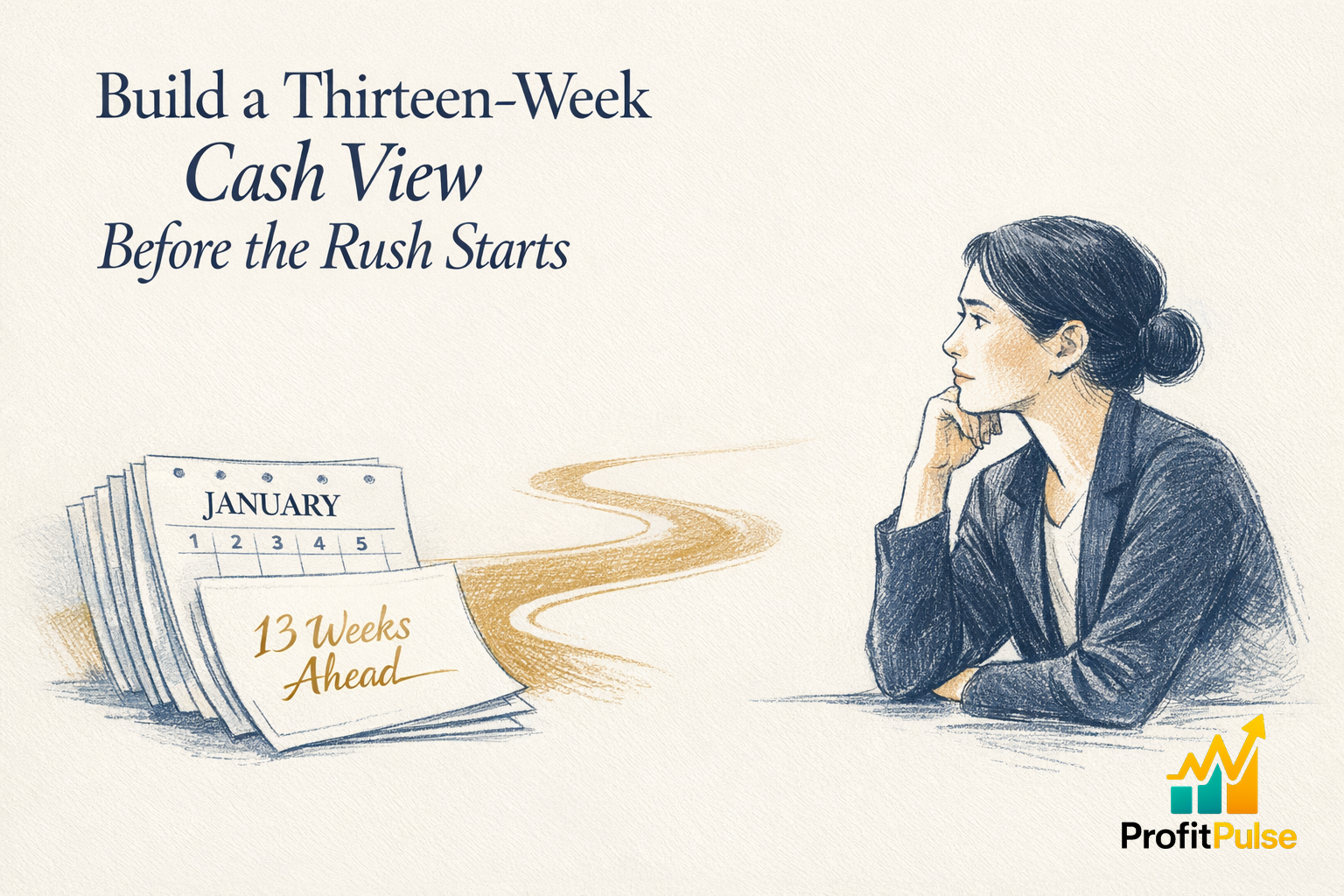 Build a 13 Week Cash View Before the Rush Starts 24 Build a 13 Week Cash View Before the Rush Starts