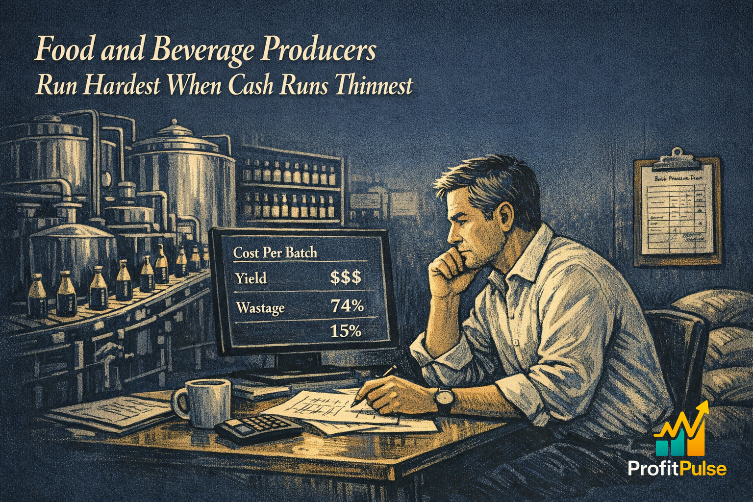 Food and Beverage Producers Run Hardest When Cash Runs Thinnest