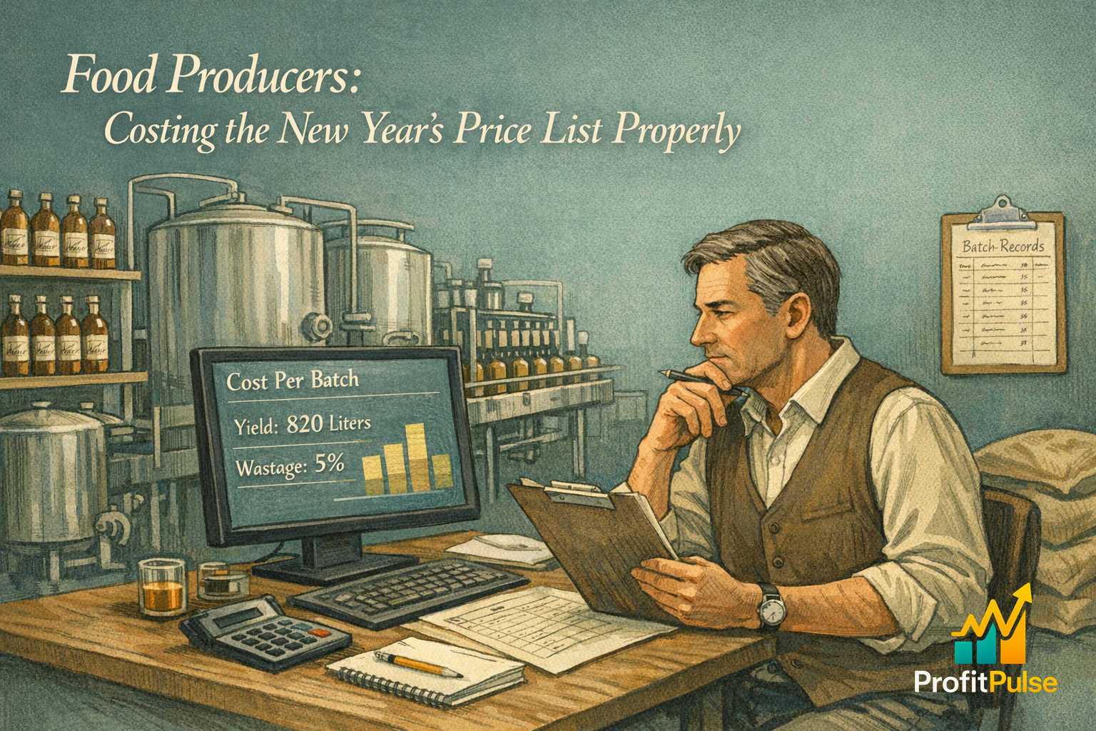 Food Producers: Costing the New Year’s Price List Properly