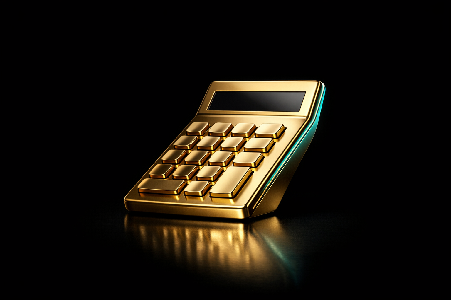 Gold calculator, representing the cost of a fractional CFO explained