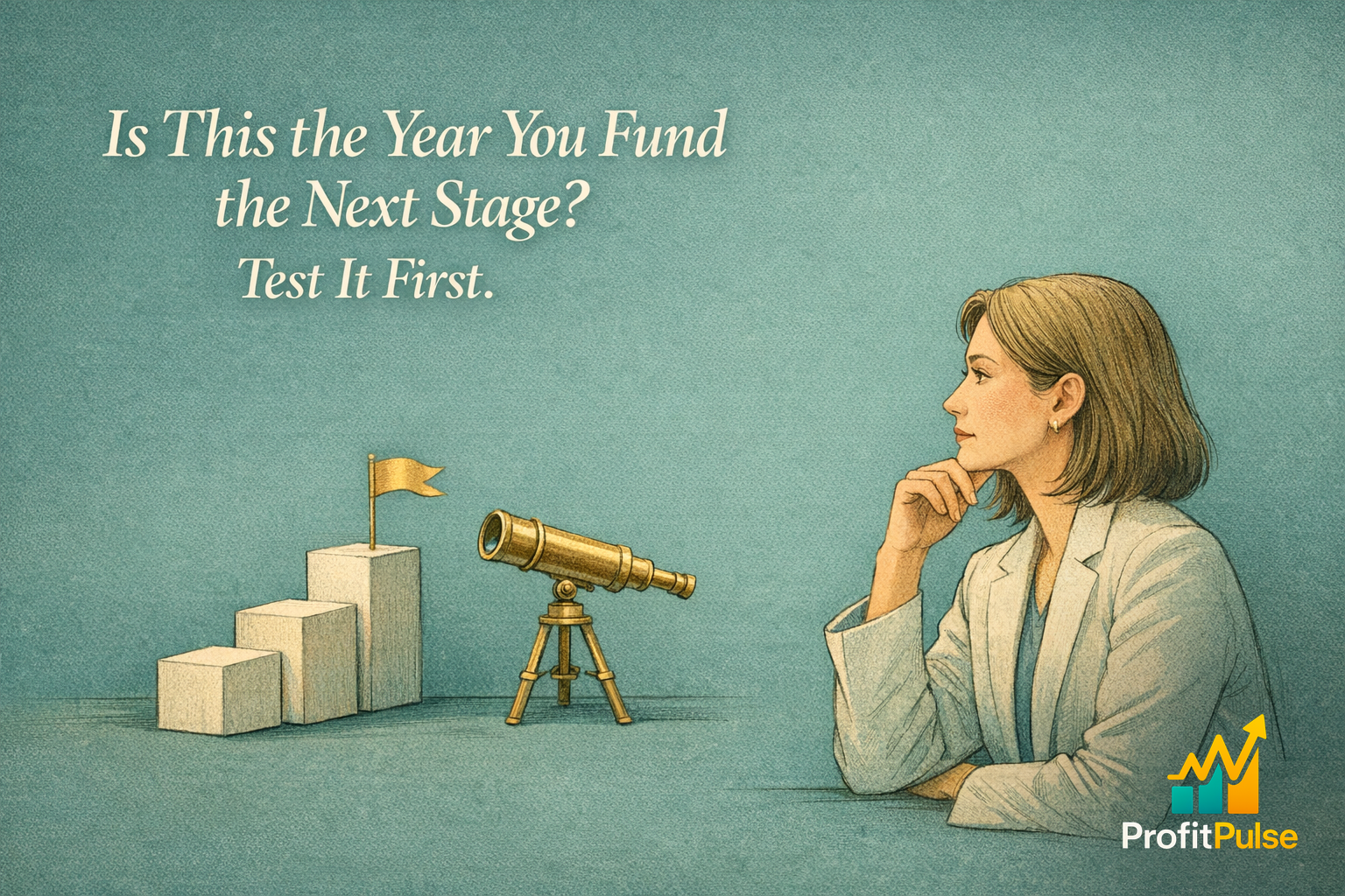 Is This the Year You Fund the Next Stage? Test It First. 5 Is This the Year You Fund the Next Stage? Test It First.