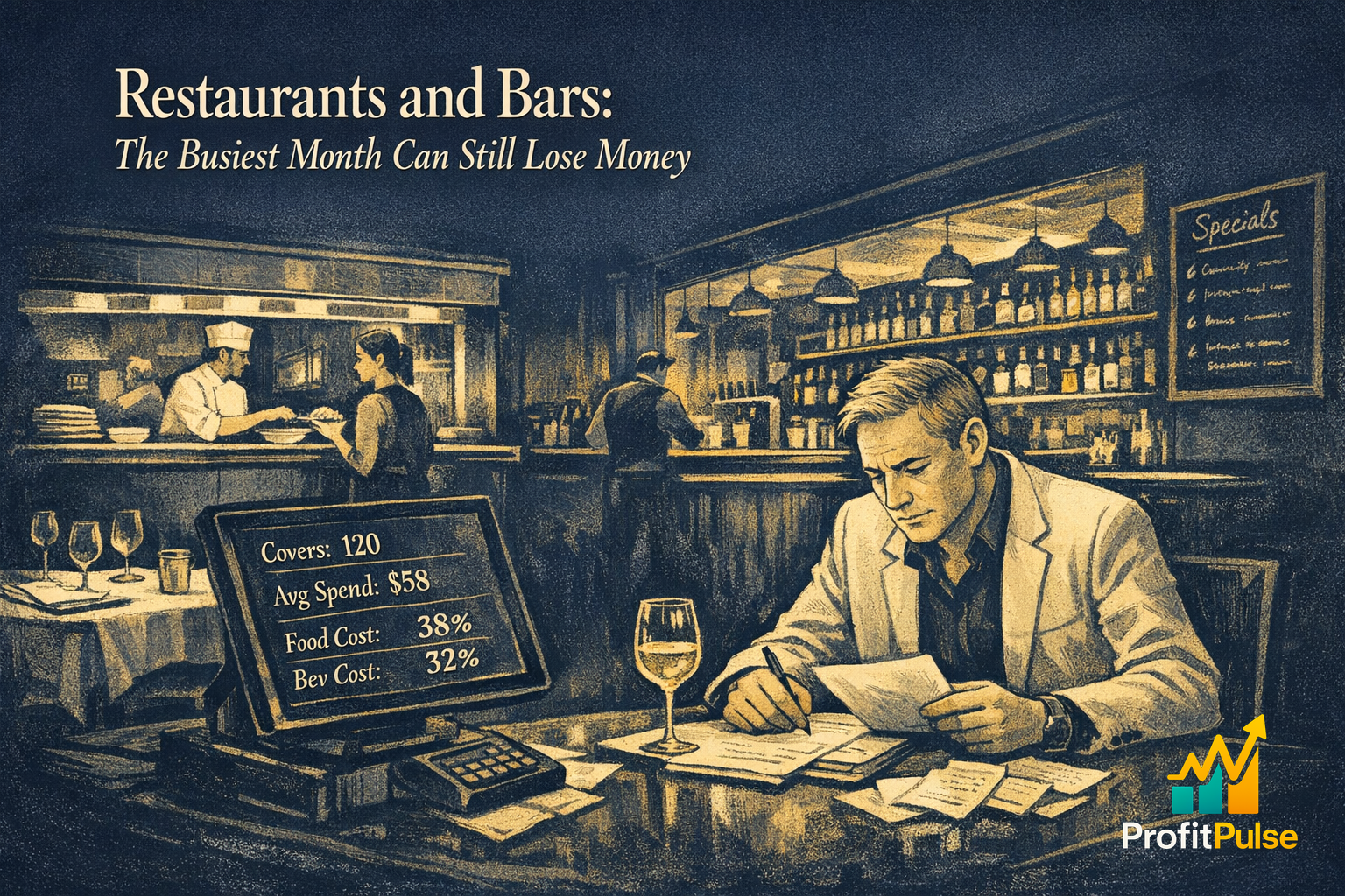 Restaurants and Bars: The Busiest Month Can Still Lose Money