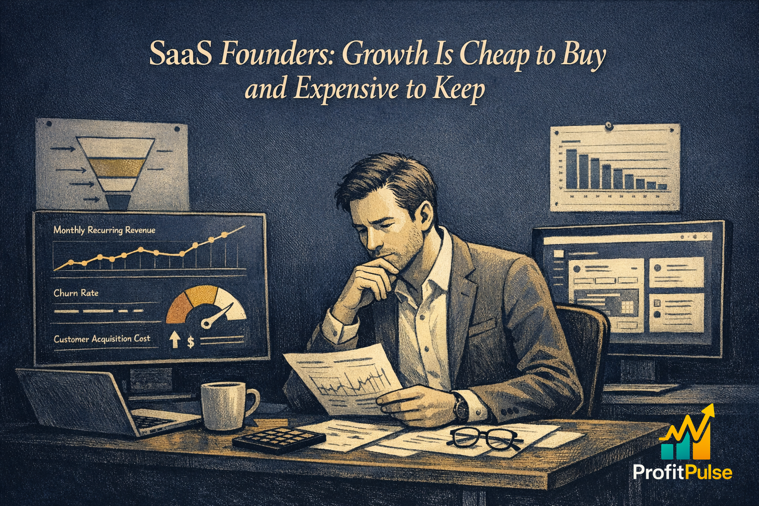SaaS Founders: Growth Is Cheap to Buy and Expensive to Keep