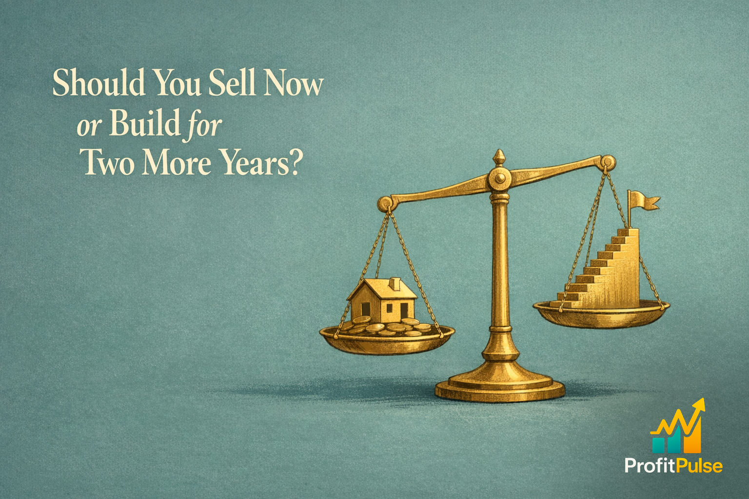 Should You Sell Your Business Now or Build for Two More Years?