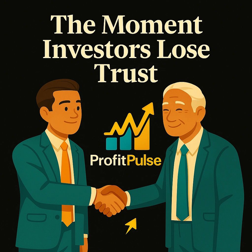 The Moment Investors Lose Trust | How to Avoid It Completely