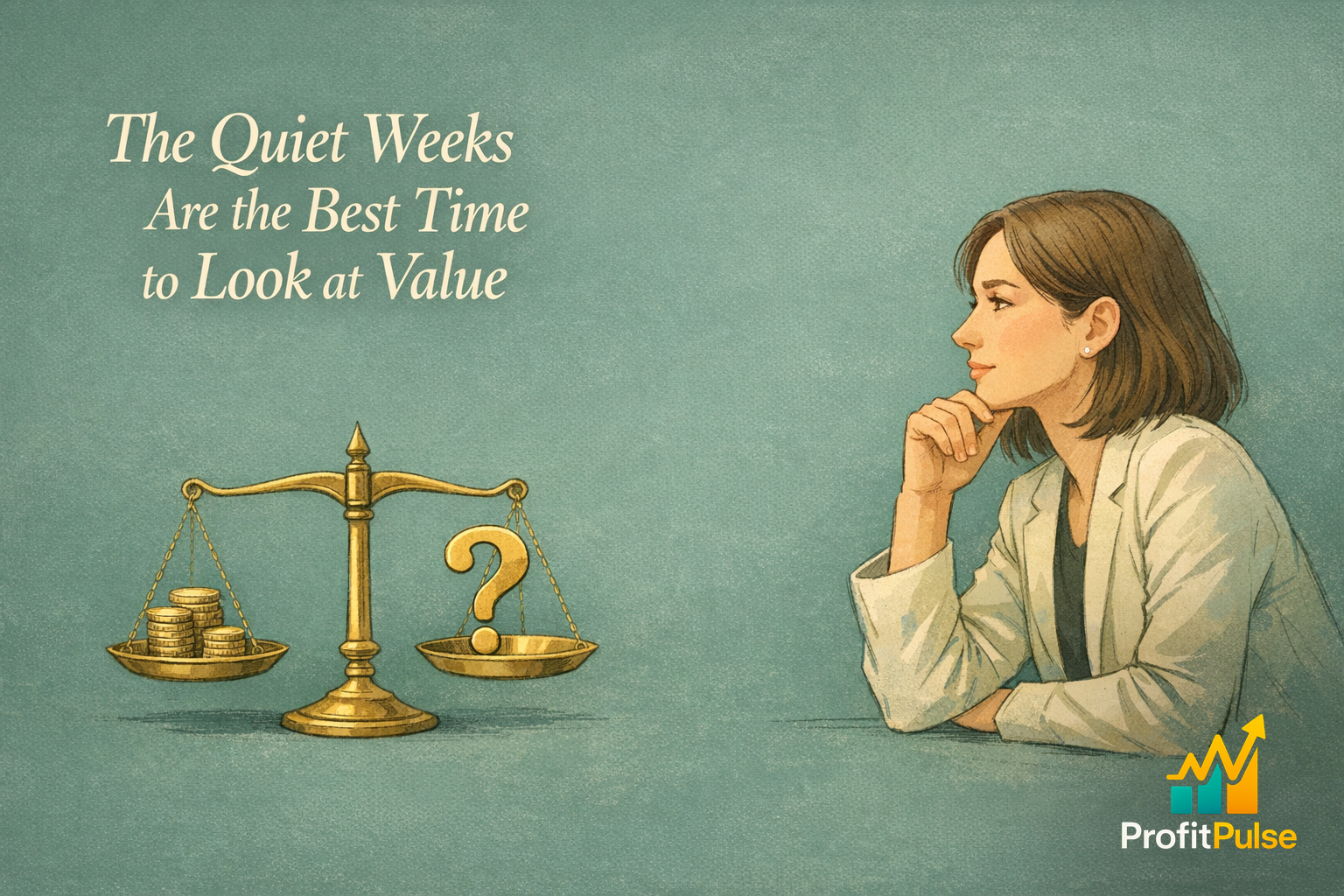 The Quiet Weeks Are the Best Time to Look at Value 25 The Quiet Weeks Are the Best Time to Look at Value