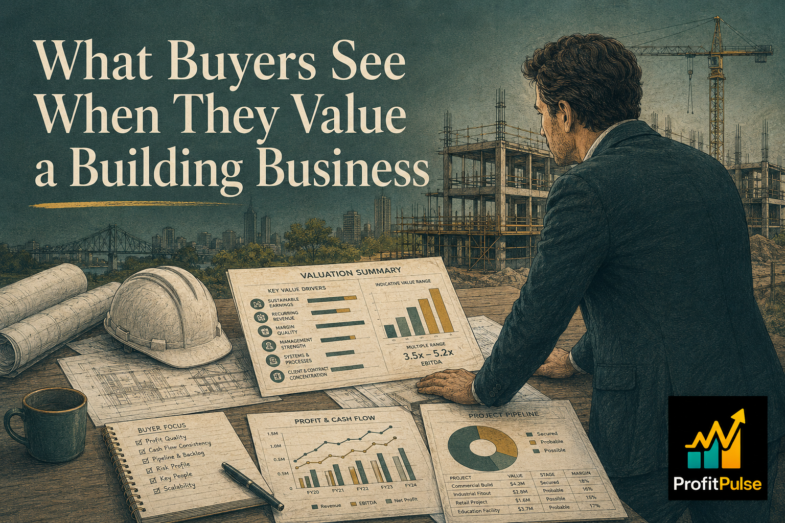 What Buyers See When They Value a Building Business