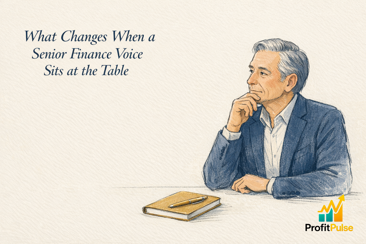 What Changes When a Senior Finance Voice Sits at the Table 14 What Changes When a Senior Finance Voice Sits at the Table