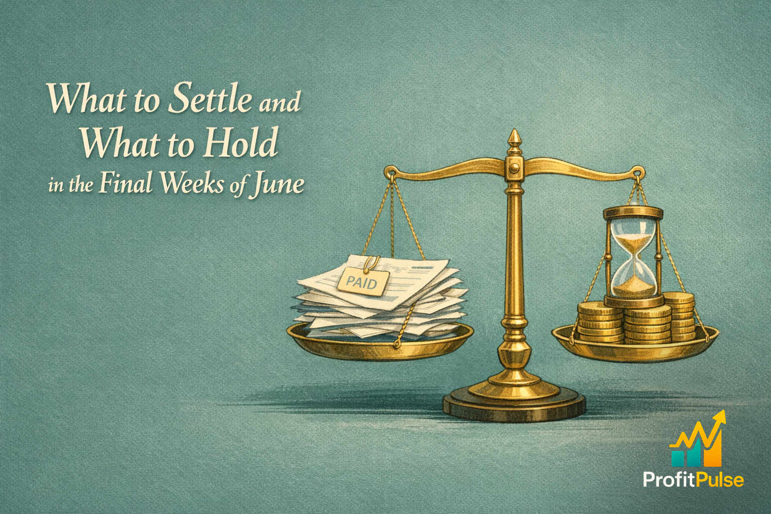 What to Settle and What to Hold in the Final Weeks of June