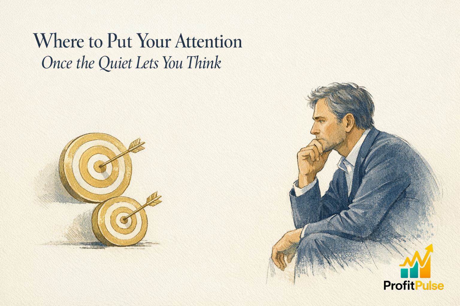 Where to Focus Attention Once the Quiet Lets You Think 17 Where to Focus Attention Once the Quiet Lets You Think