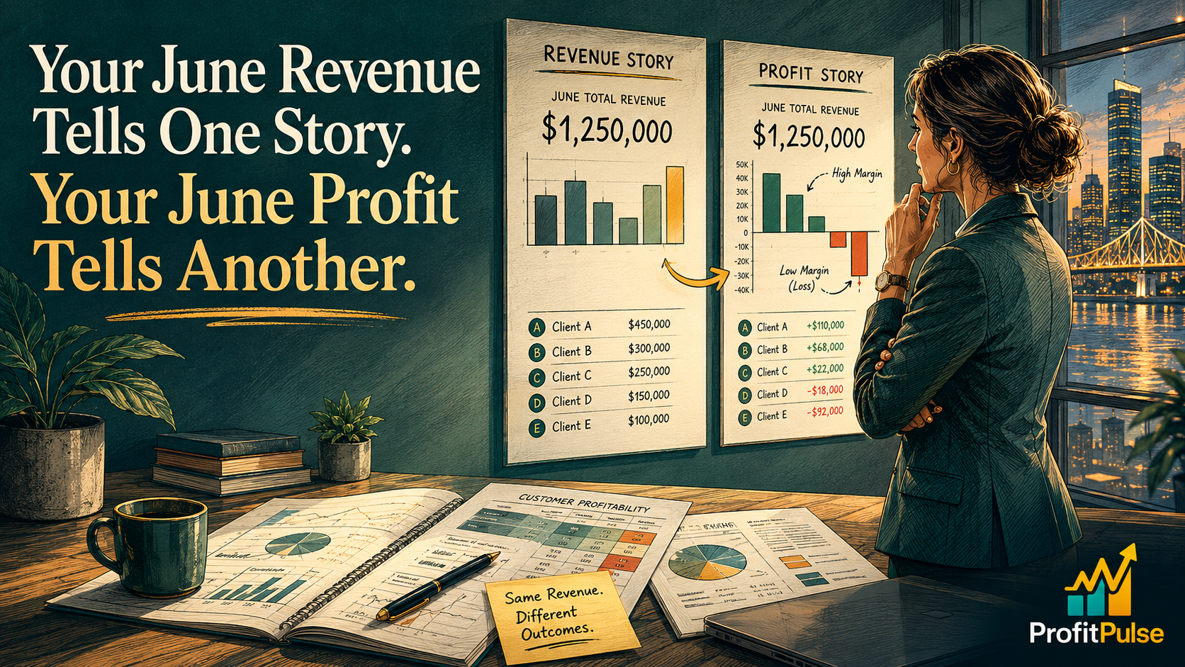 Your June Revenue Tells One Story. Your June Profit Tells Another.