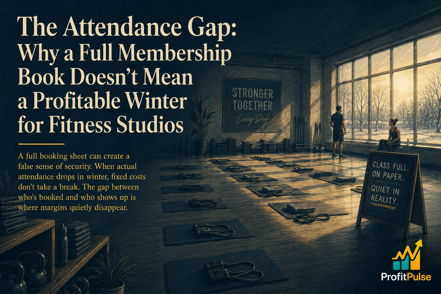 The Attendance Gap: Why a Full Membership Book Doesn’t Mean a Profitable Winter for Fitness Studios
