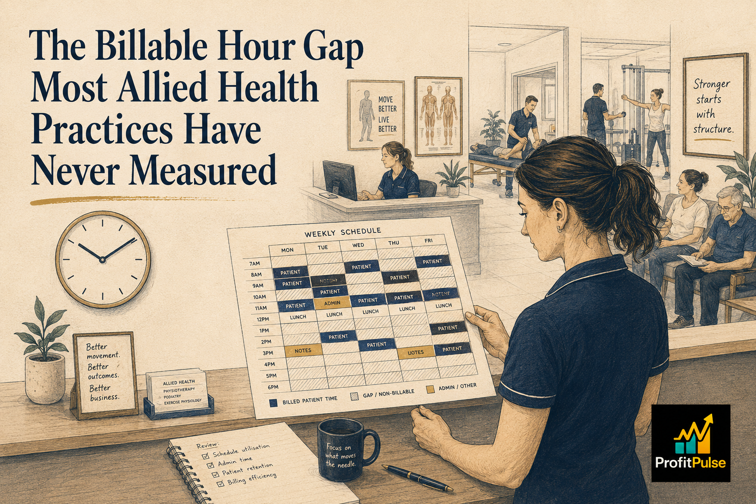 The Billable Hour Gap Most Allied Health Practices Have Never Measured