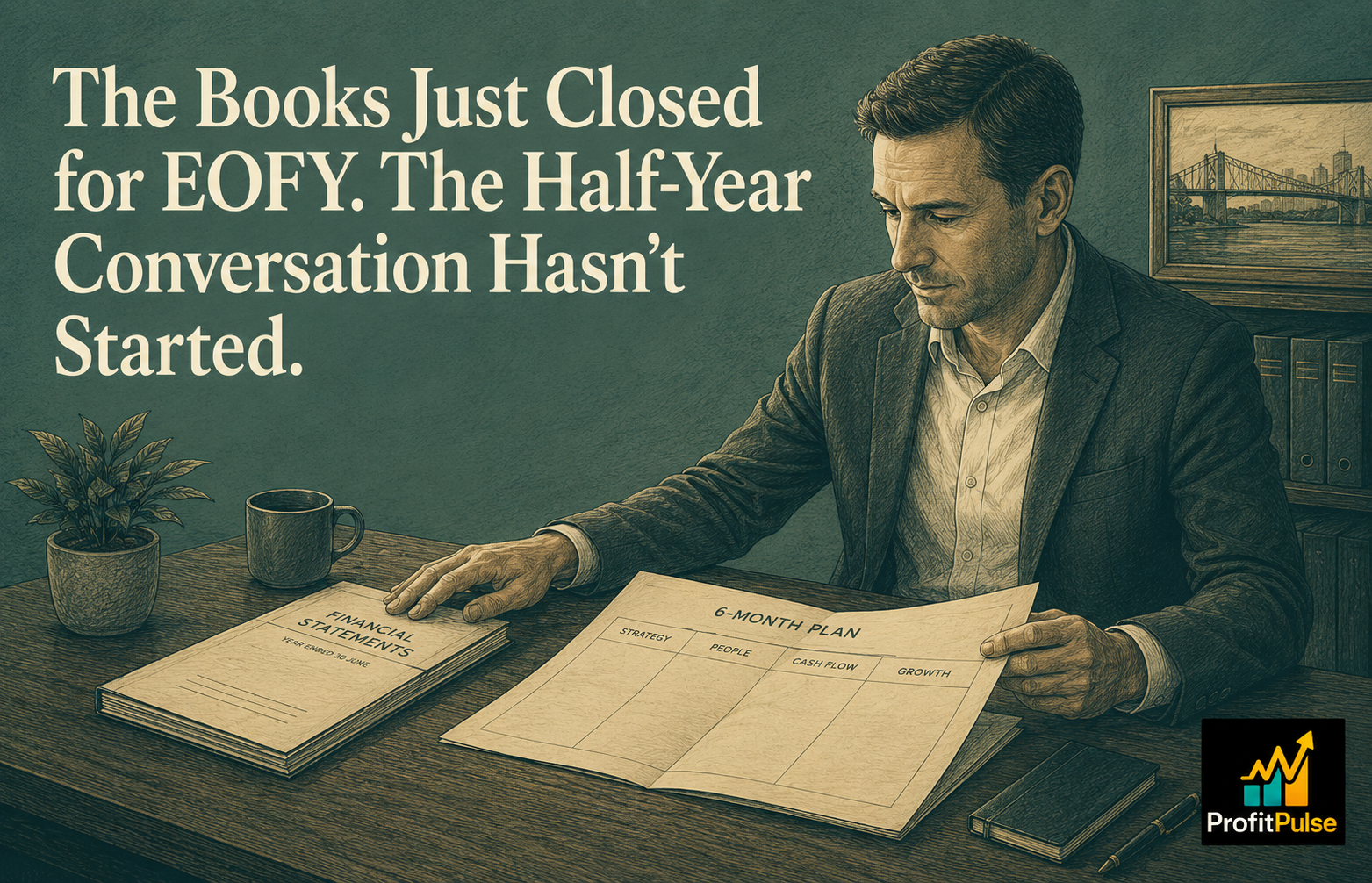The Books Just Closed for EOFY. The Half-Year Conversation Hasn’t Started.
