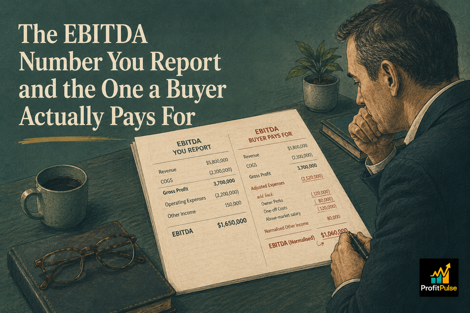 The EBITDA Number You Report and the One a Buyer Actually Pays For