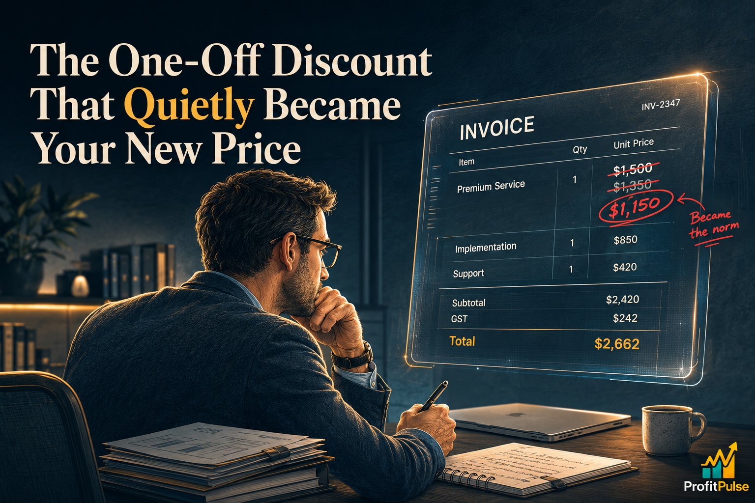 The One-Off Discount That Quietly Became Your New Price