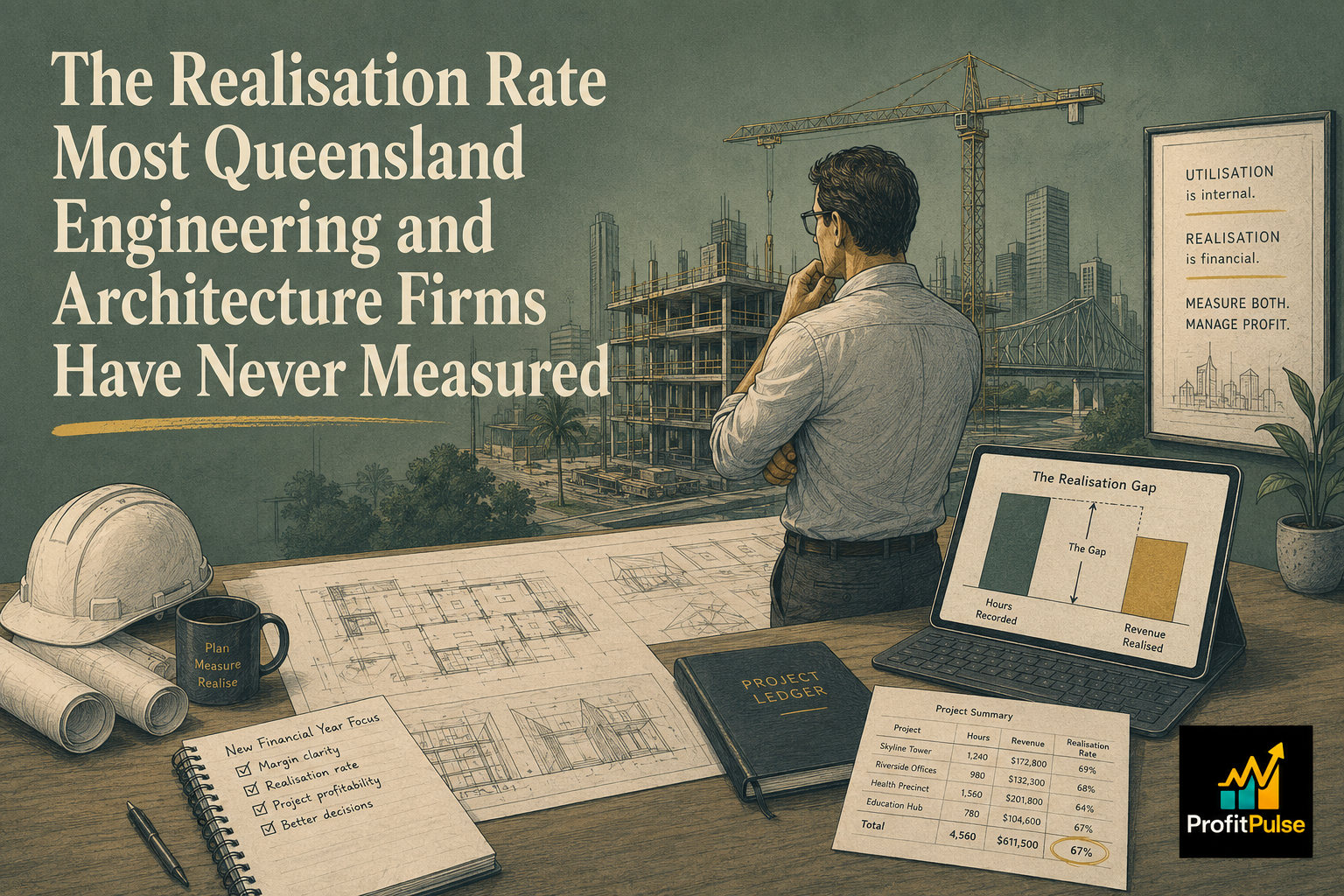 The Realisation Rate Most Queensland Engineering and Architecture Firms Have Never Measured