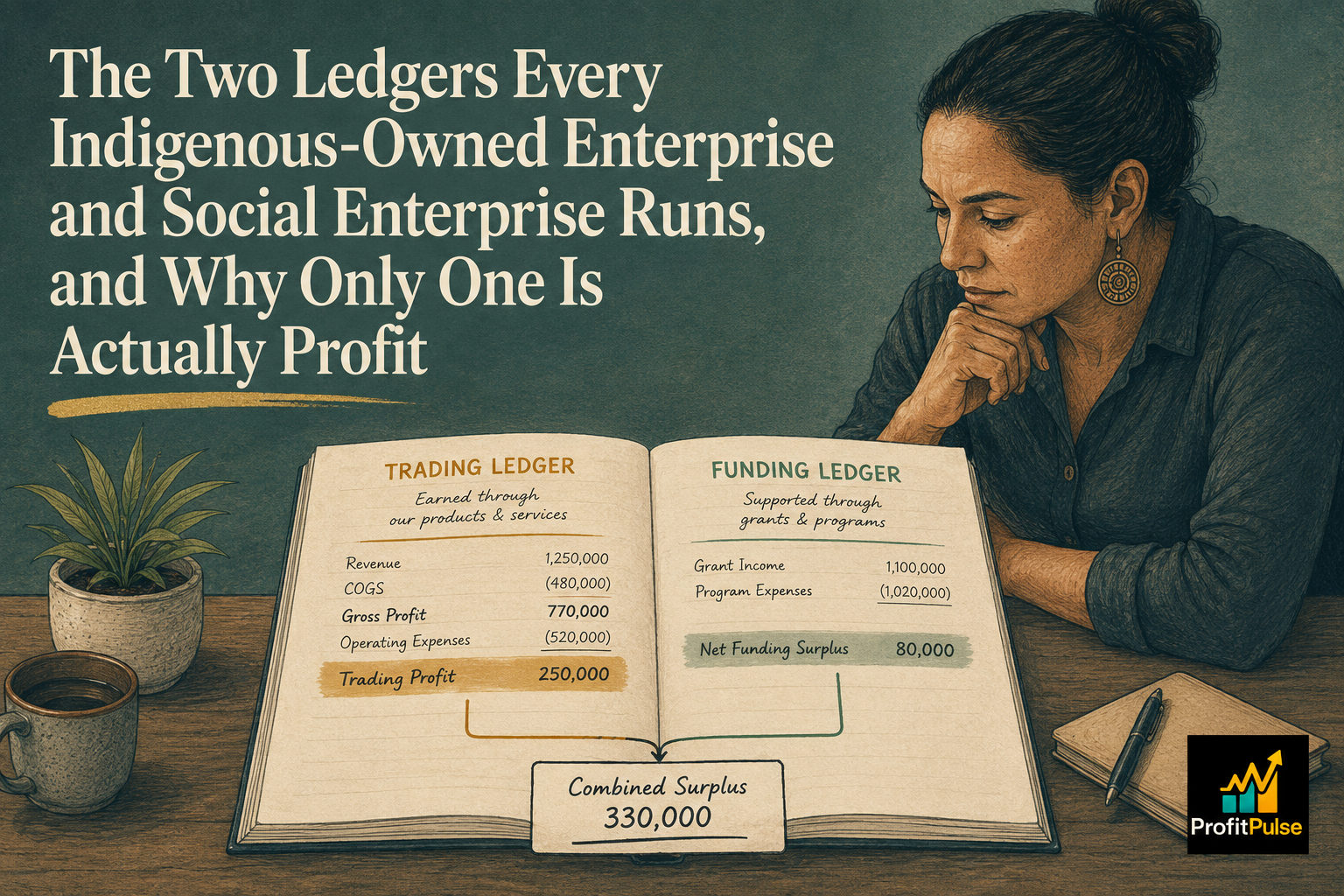 The Two Ledgers Every Indigenous Owned Enterprise and Social Enterprise Runs, and Why Only One Is Actually Profit