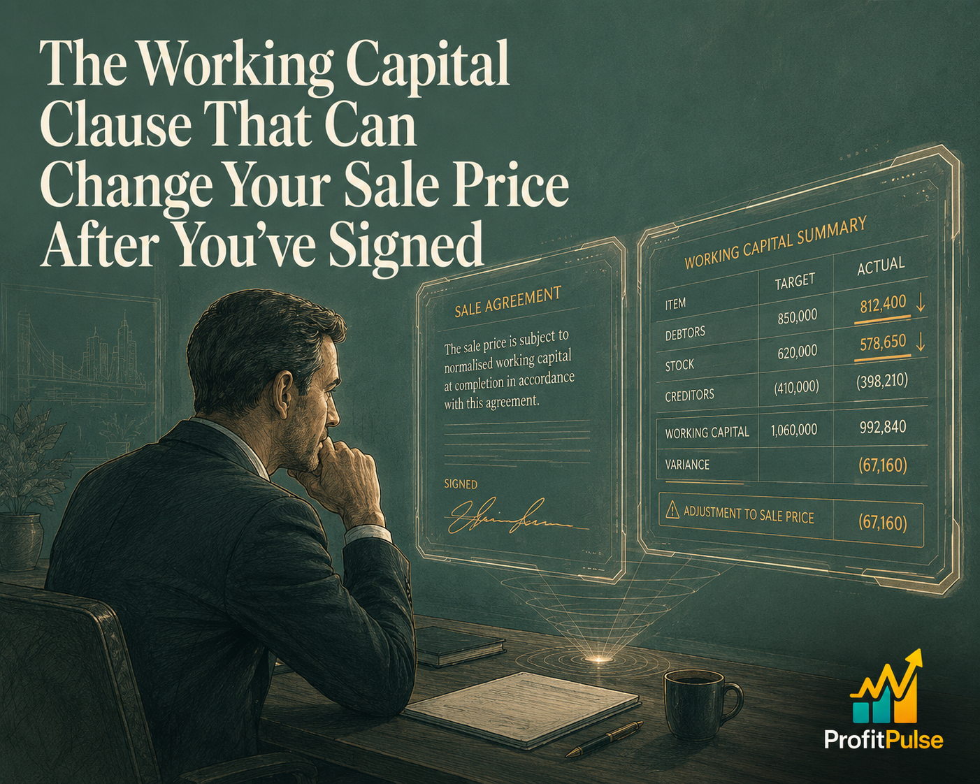 The Working Capital Clause That Can Change Your Sale Price After You’ve Signed