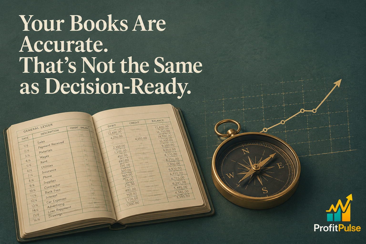 Your Books Are Accurate. That’s Not the Same as Decision-Ready.