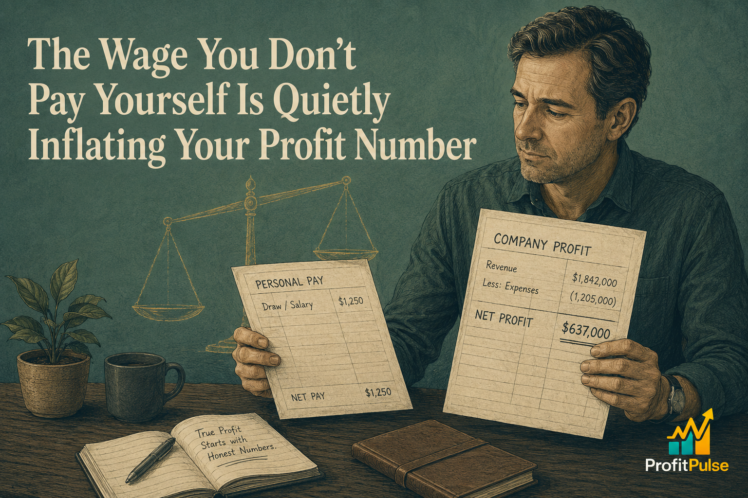 The Wage You Don't Pay Yourself Is Quietly Inflating Your Profit Number 25 The Wage You Don’t Pay Yourself Is Quietly Inflating Your Profit Number
