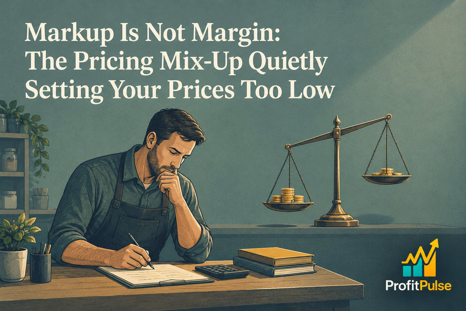 Markup Is Not Margin: The Pricing Mix-Up Quietly Setting Your Prices Too Low 1 Markup Is Not Margin: The Pricing Mix-Up Quietly Setting Your Prices Too Low