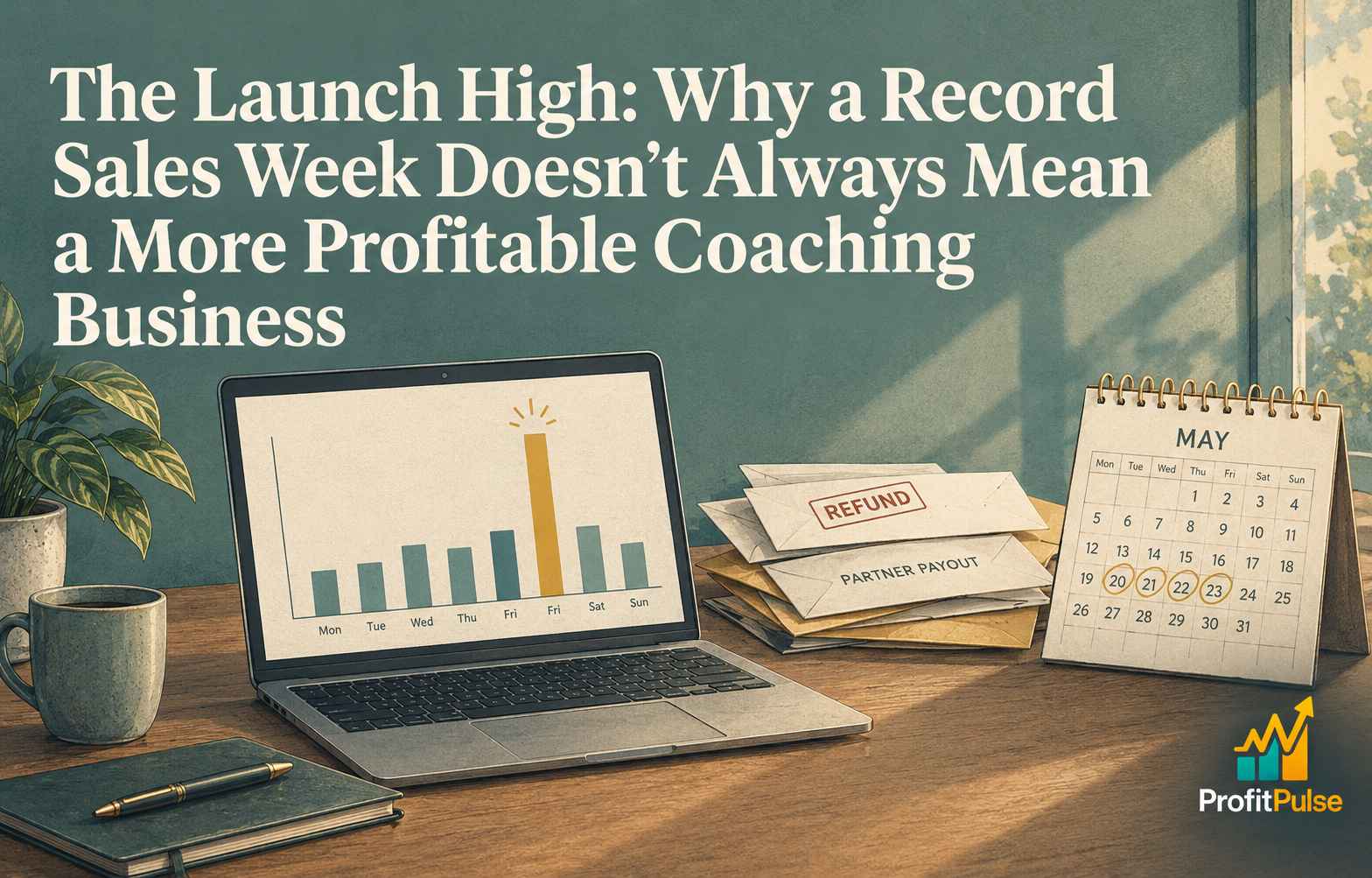 The Launch High: Why a Record Sales Week Doesn't Always Mean a More Profitable Coaching Business 8 The Launch High: Why a Record Sales Week Doesn’t Always Mean a More Profitable Coaching Business