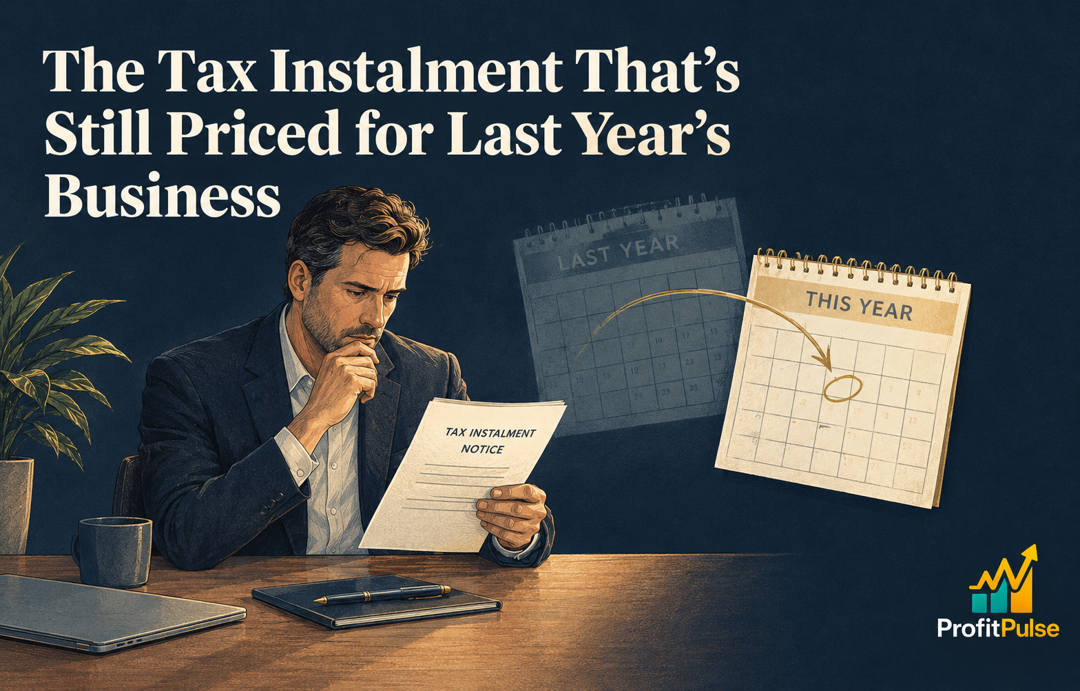 The Tax Instalment That's Still Priced for Last Year's Business 9 The Tax Instalment That’s Still Priced for Last Year’s Business